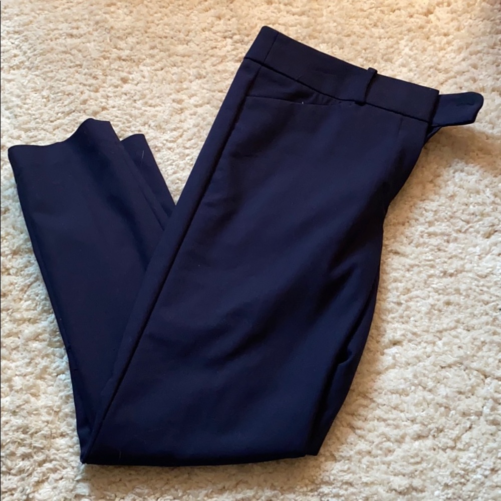LOFT Navy Blue Marisa Skinny Pants